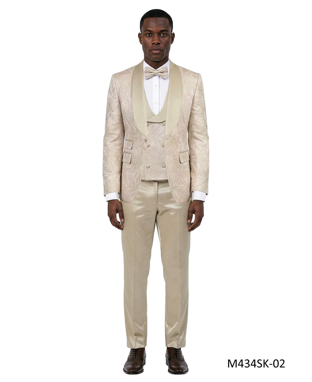 Jacquard Three-Piece Tuxedo