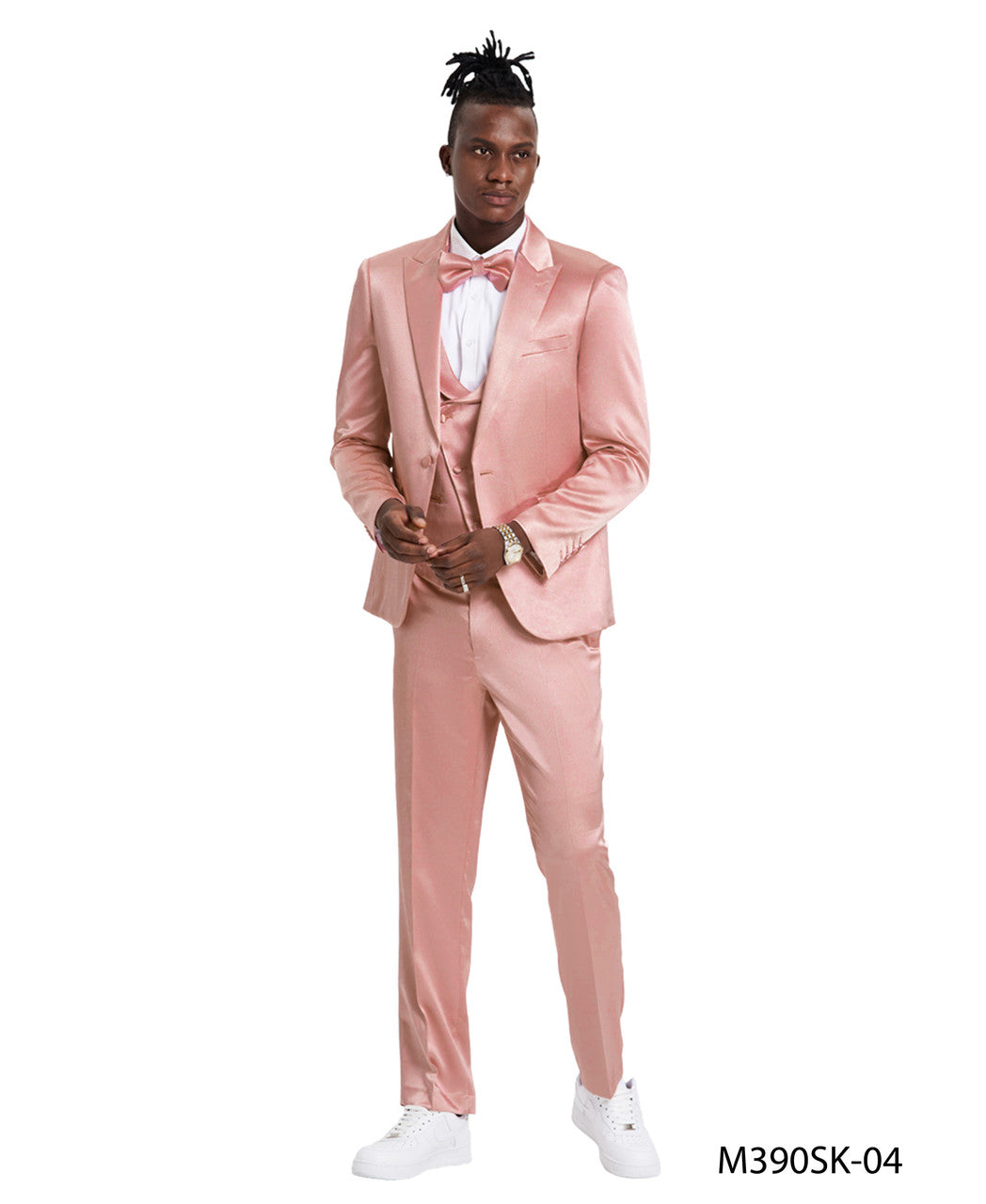 Sharkskin Three-Piece Suit