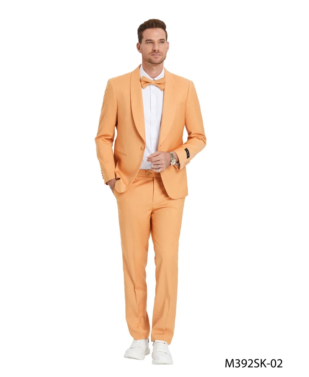 Shawl Collar Color Suit