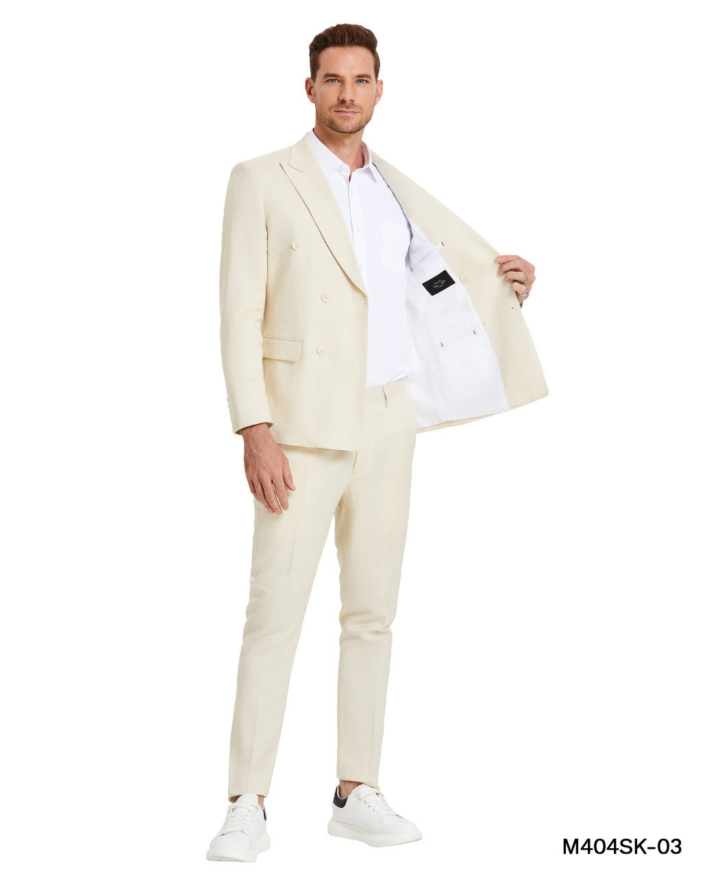 Peak Lapel Summer Suit