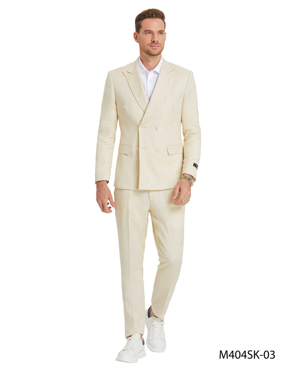 Peak Lapel Summer Suit