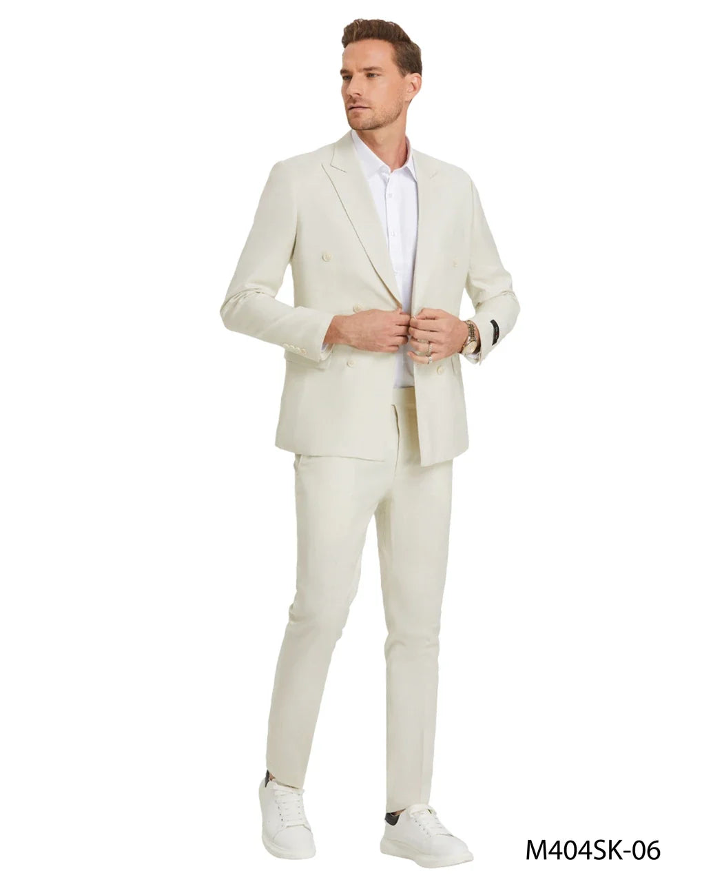 Peak Lapel Summer Suit