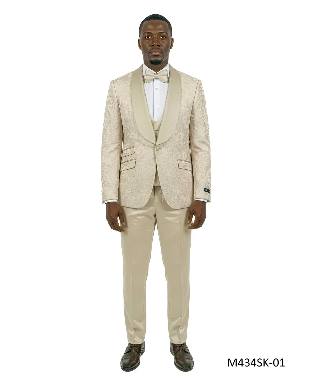 Jacquard Three-Piece Tuxedo