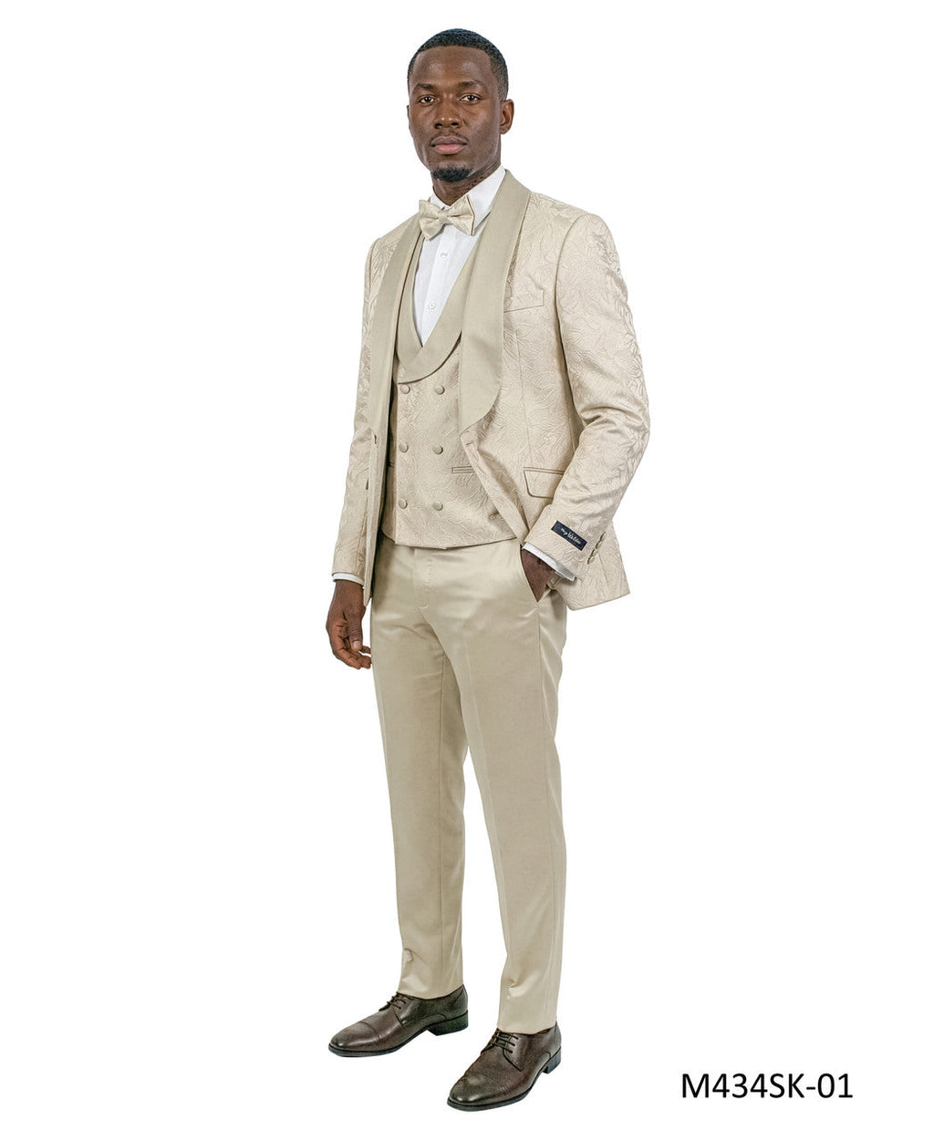 Jacquard Three-Piece Tuxedo