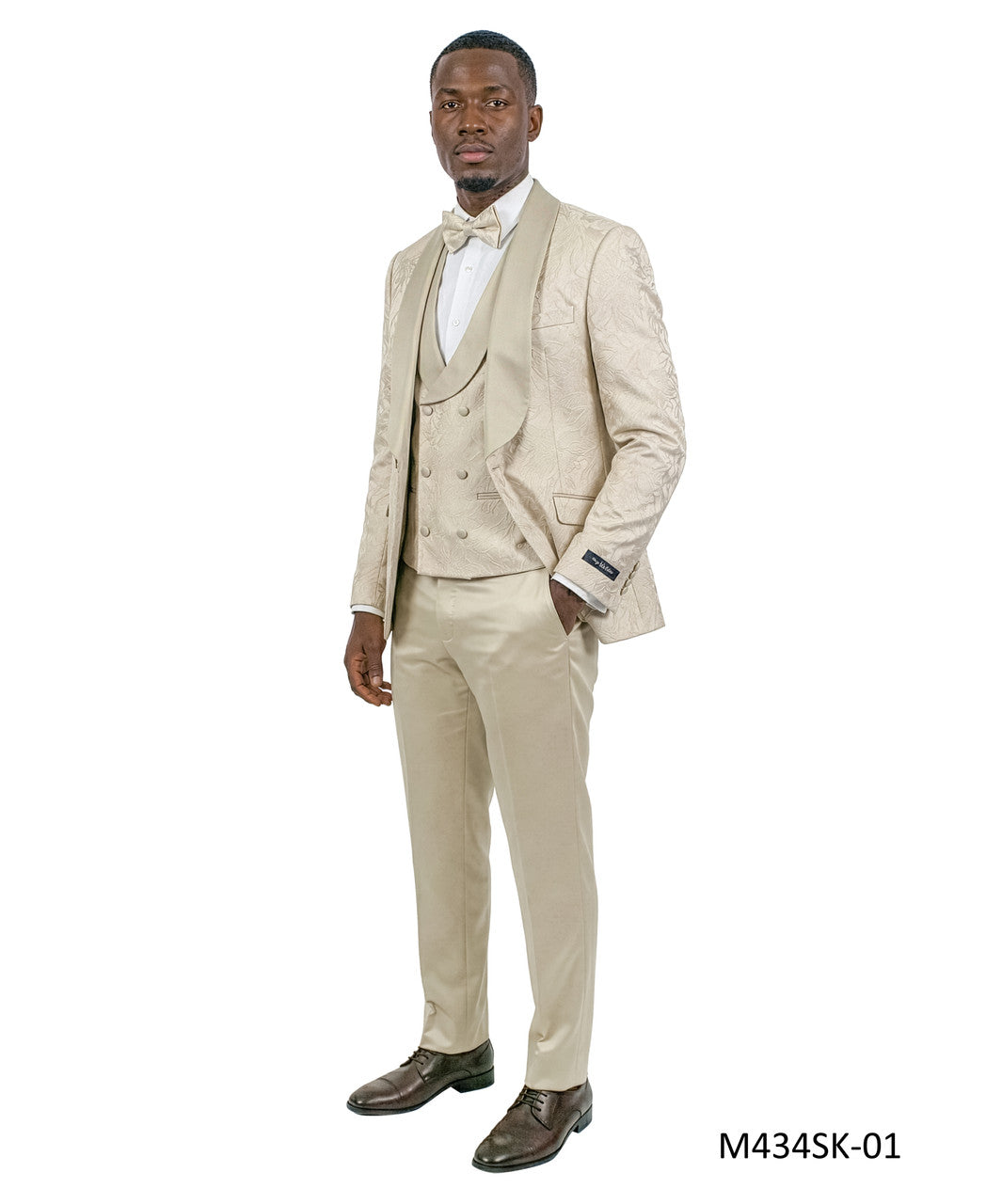 Jacquard Three-Piece Tuxedo