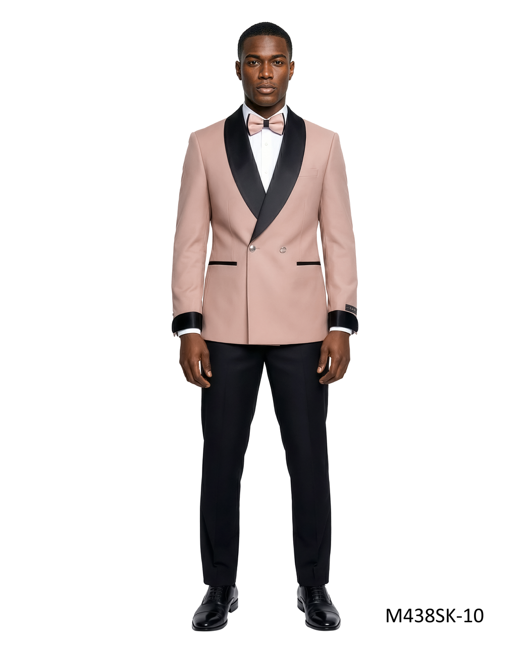 Velvet Wide-Shawl Double-Breasted Tuxedo