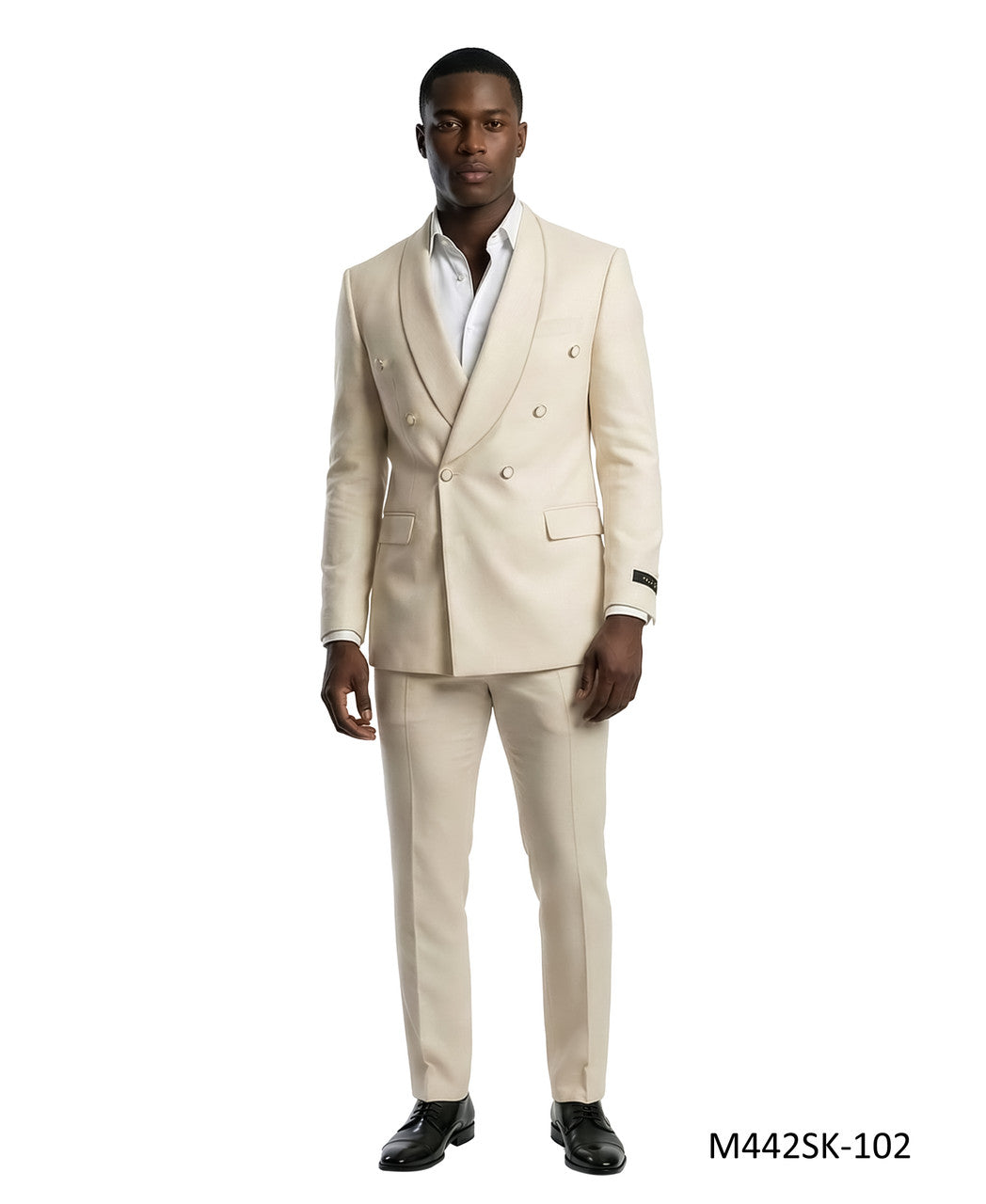 Wide Shawl Double-Breasted Suit