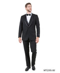Peak Lapel Tuxedo with Satin Vest