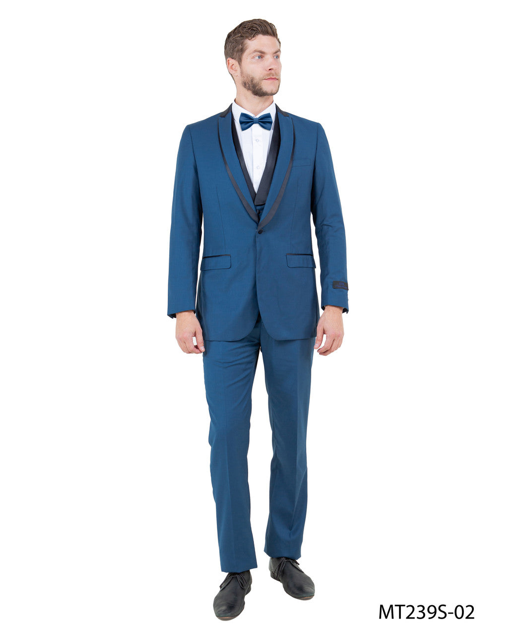 Peak Lapel Tuxedo with Satin Vest