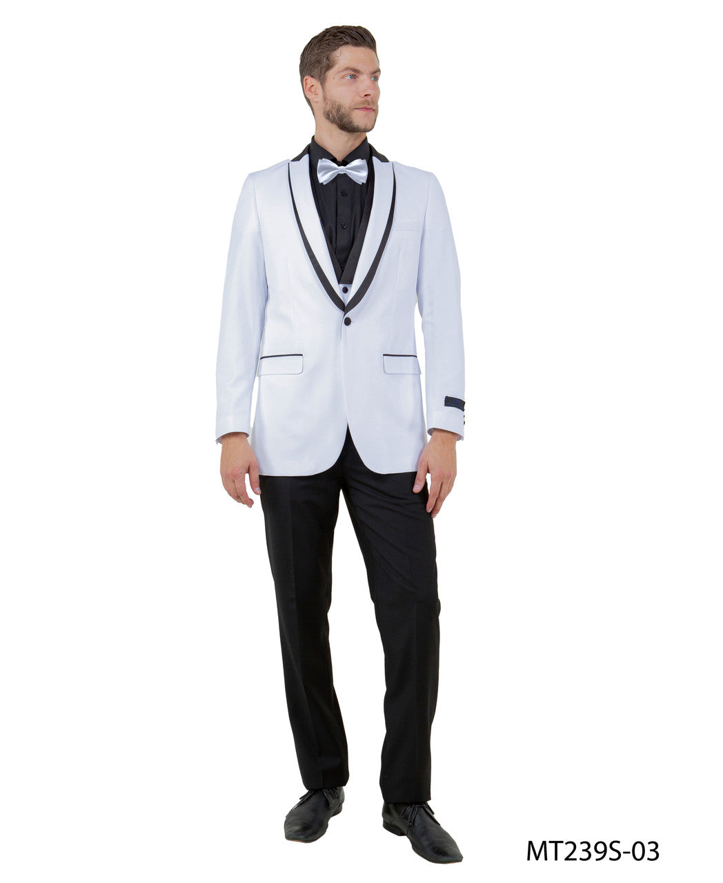 Peak Lapel Tuxedo with Satin Vest