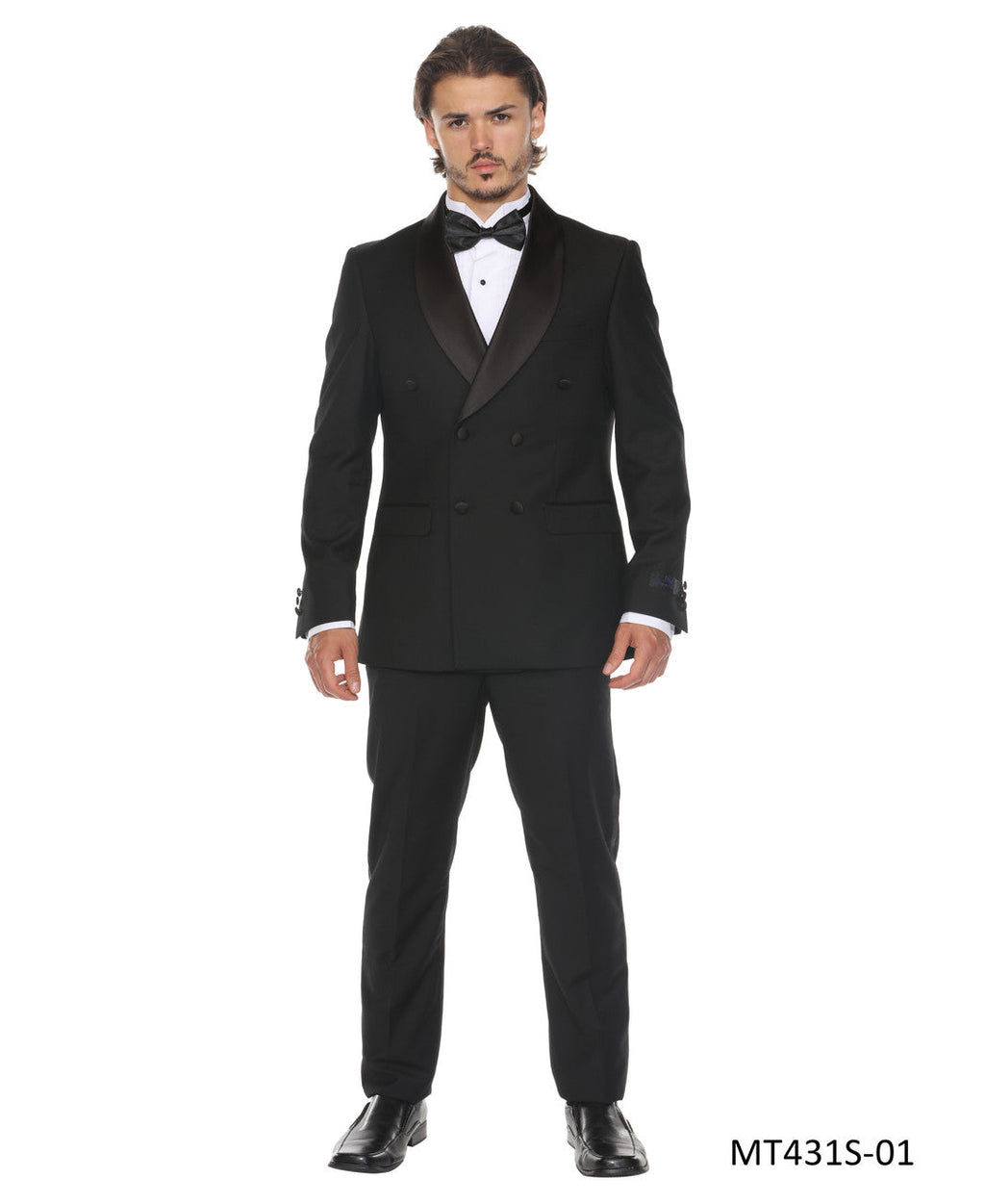 Double-Breasted Shawl Collar Tuxedo