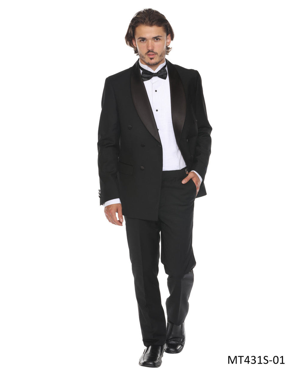 Double-Breasted Shawl Collar Tuxedo