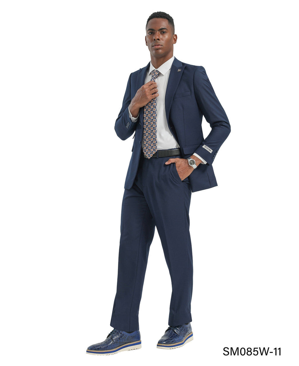 Modern Fit Peak Lapel Suit