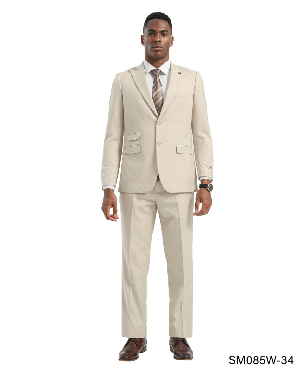 Modern Fit Peak Lapel Suit