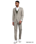 Glen Plaid Three-Piece Suit