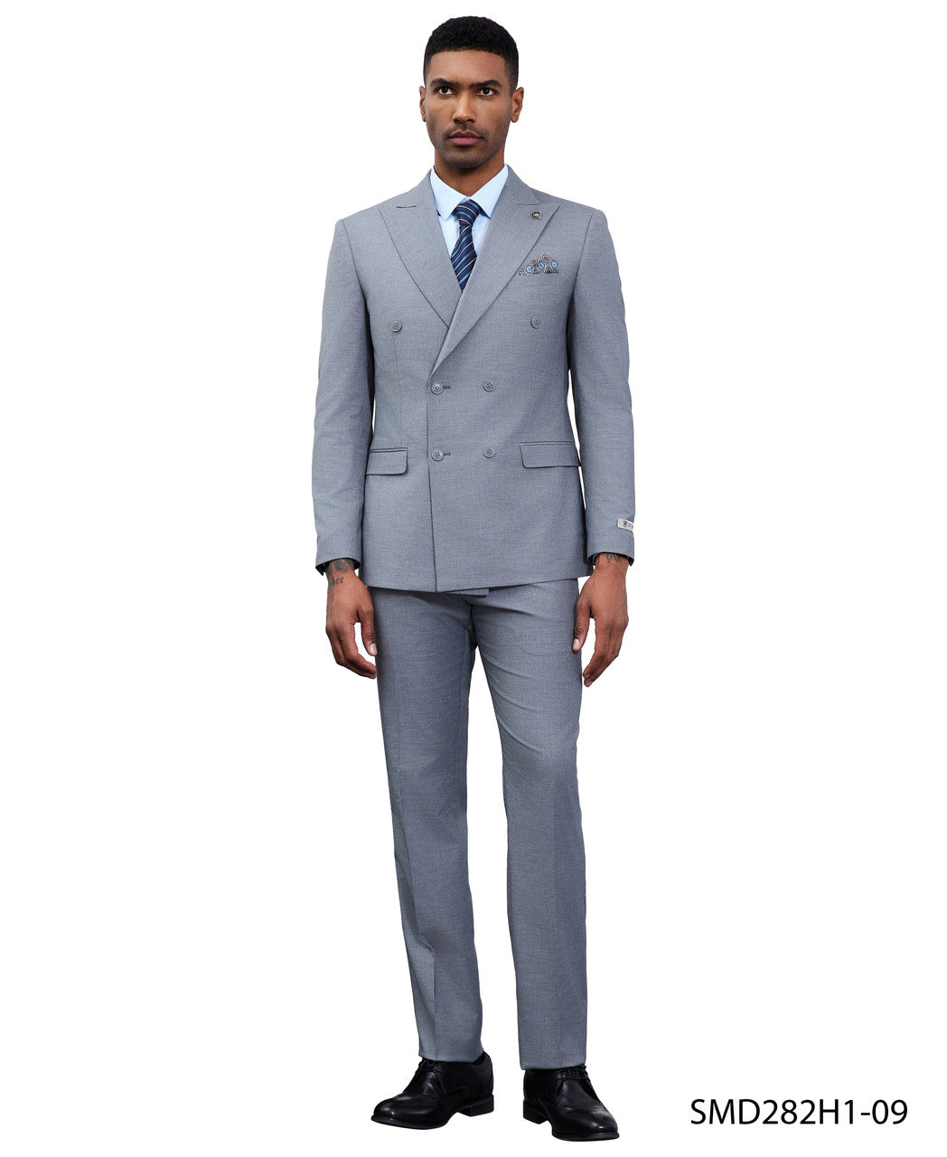 Double-Breasted Peak Lapel Suit