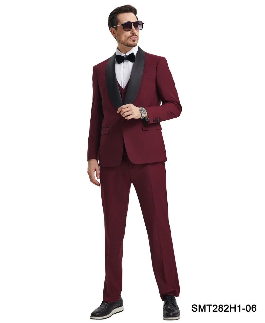 Three-Piece Shawl Collar Tuxedo
