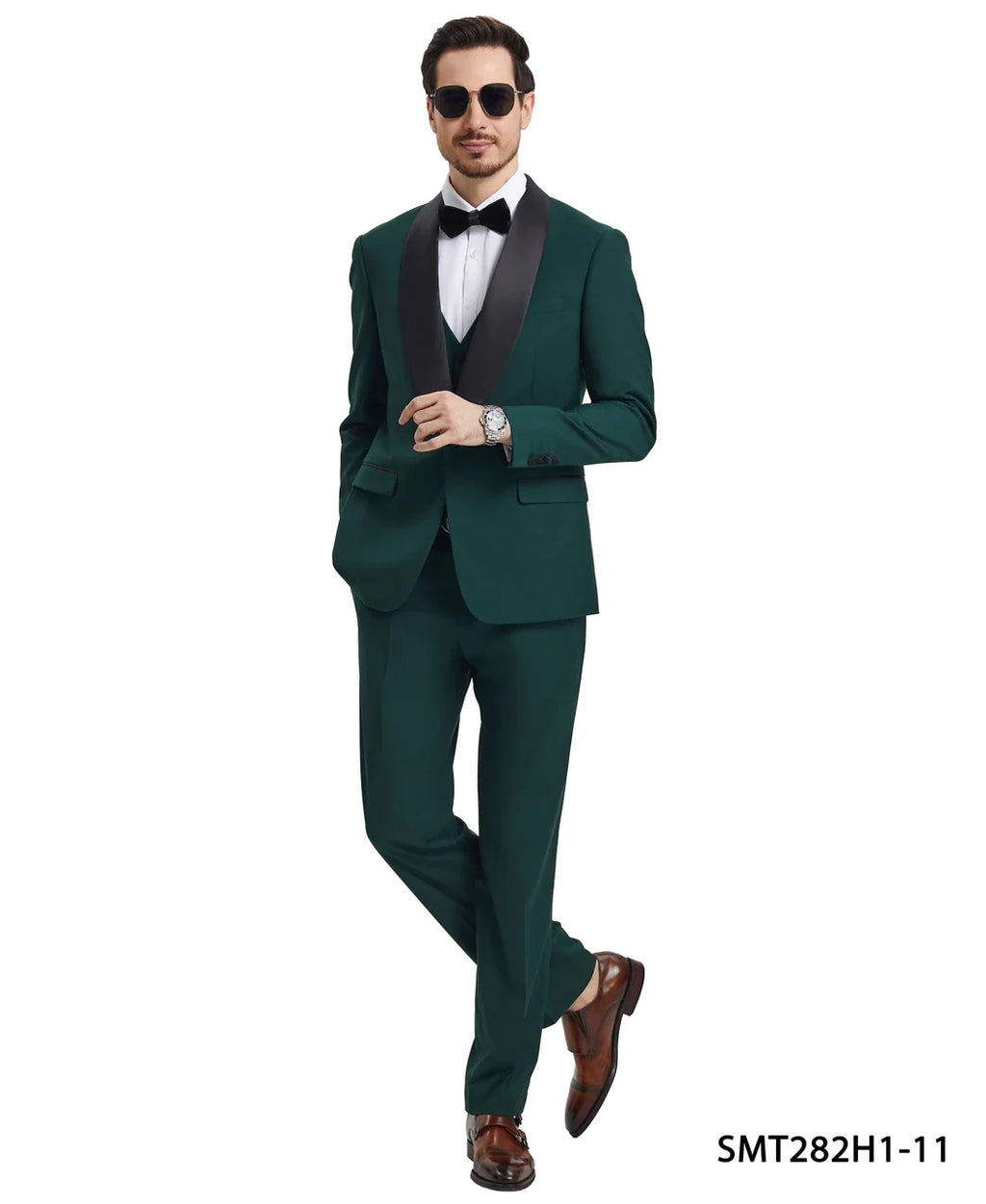 Three-Piece Shawl Collar Tuxedo