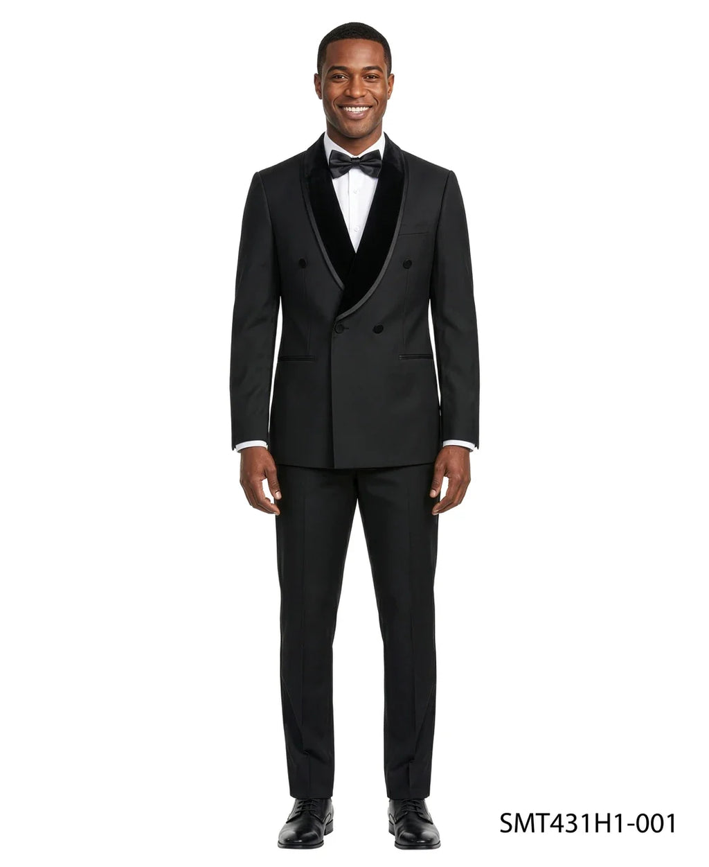 Velvet Double-Breasted Tuxedo