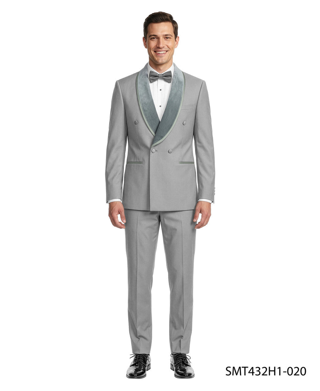 Velvet Double-Breasted Tuxedo