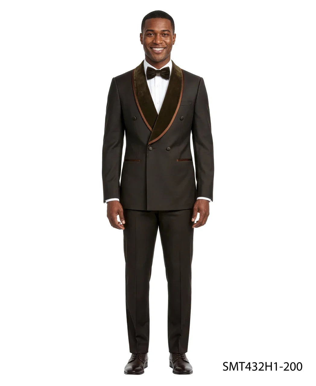 Velvet Double-Breasted Tuxedo