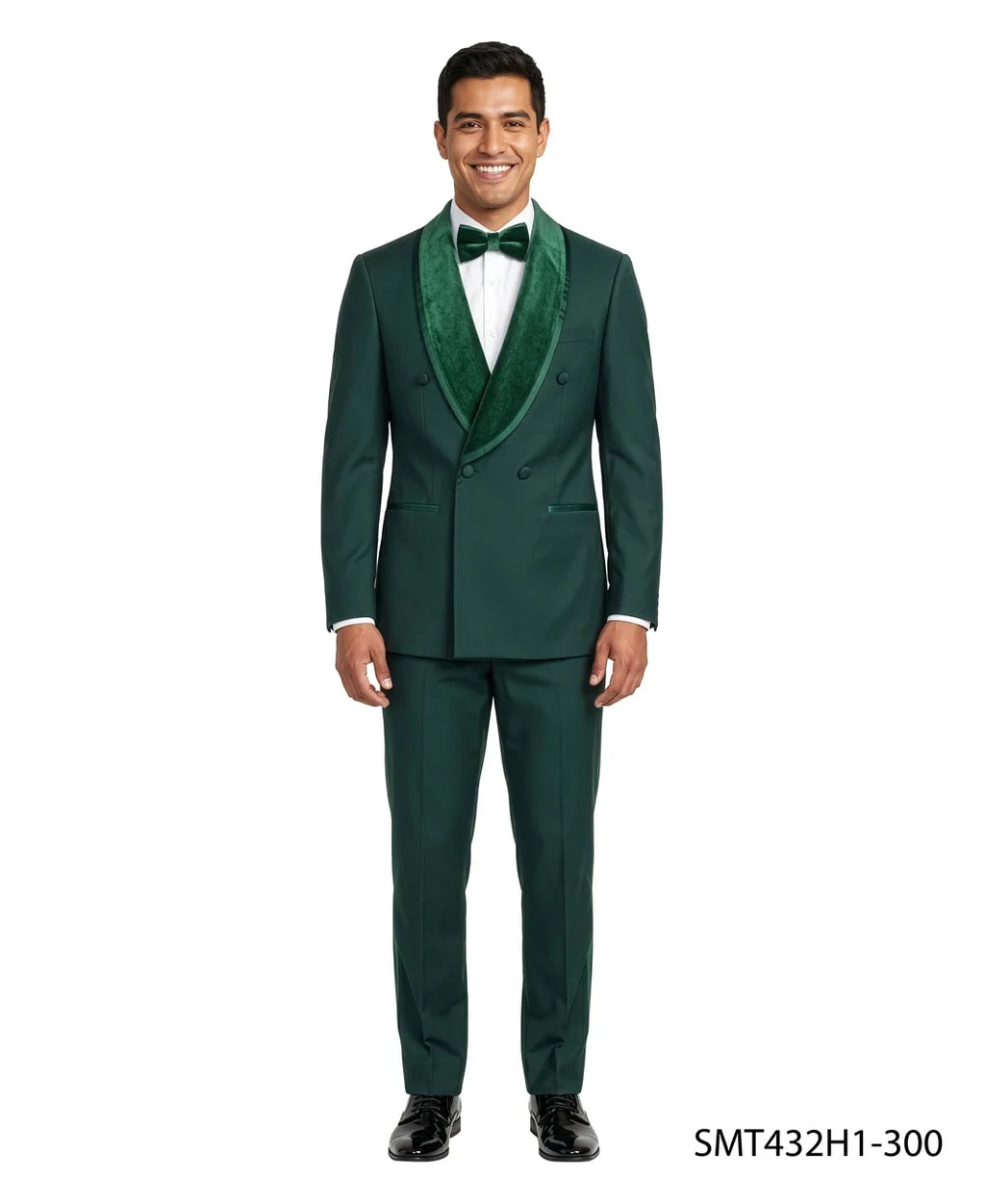 Velvet Double-Breasted Tuxedo