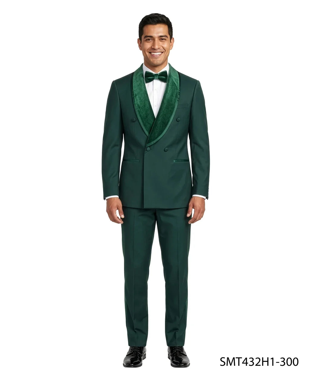 Velvet Double-Breasted Tuxedo