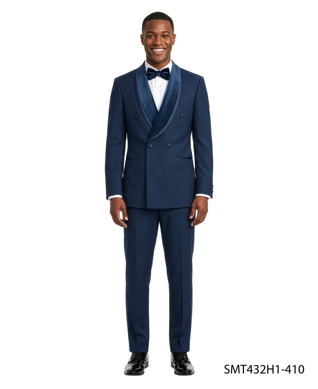 Velvet Double-Breasted Tuxedo
