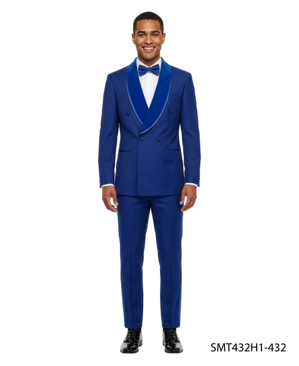 Velvet Double-Breasted Tuxedo